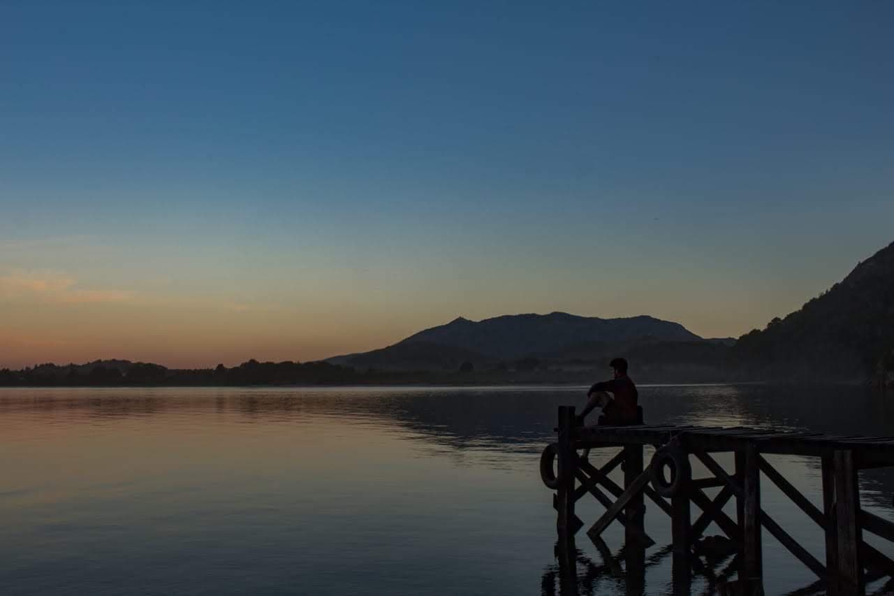 Lago Moreno al atardecer