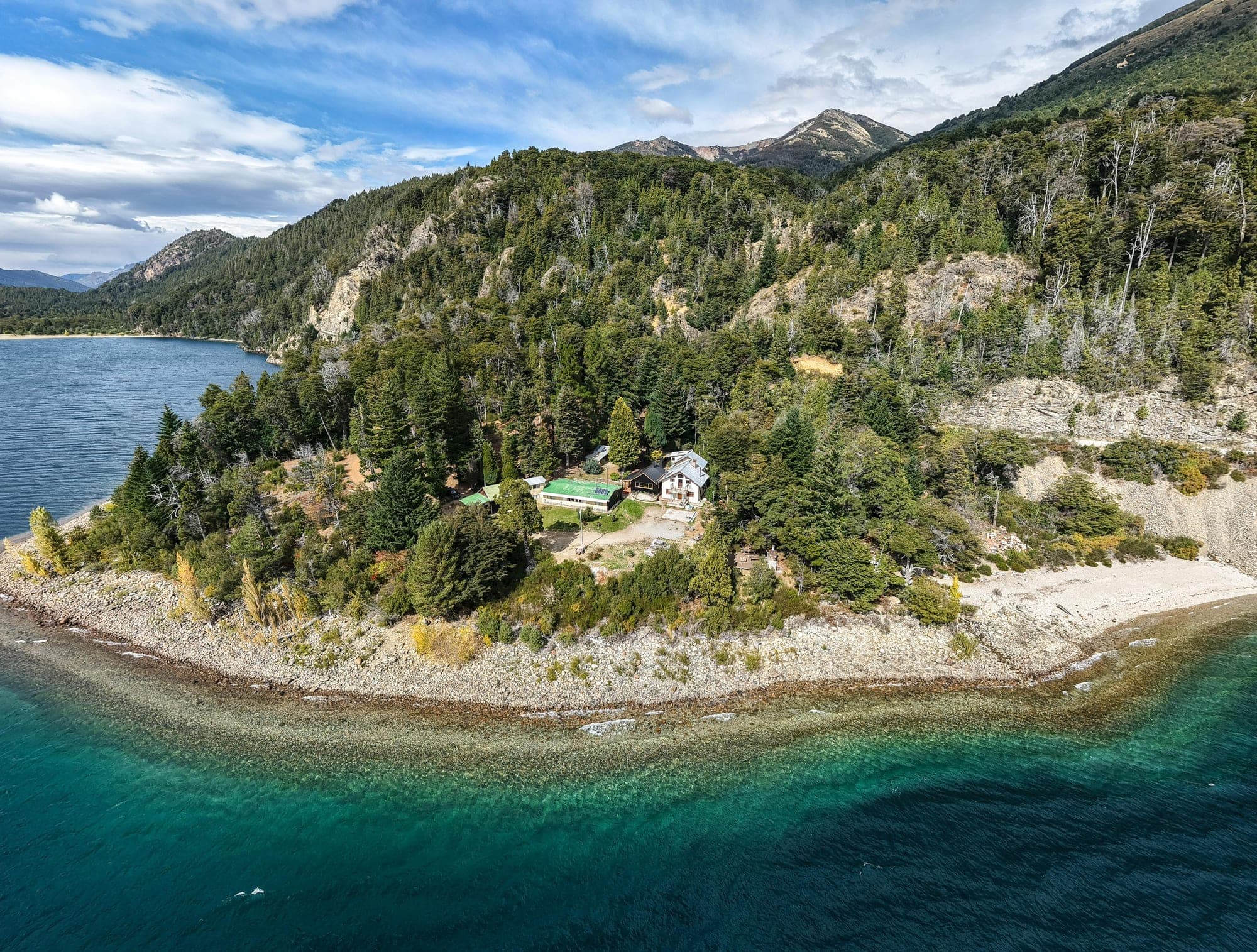 Predio de la AJM sobre el Lago Moreno